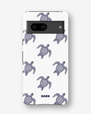 Google Pixel 6a Tough Case – Blue Turtles - View 1