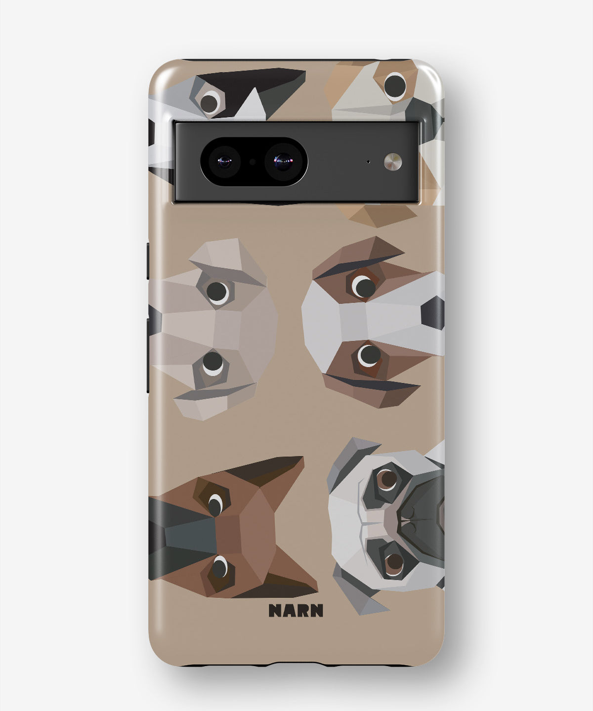 Google Pixel 6a Tough Case – Cute Dogs - View 1