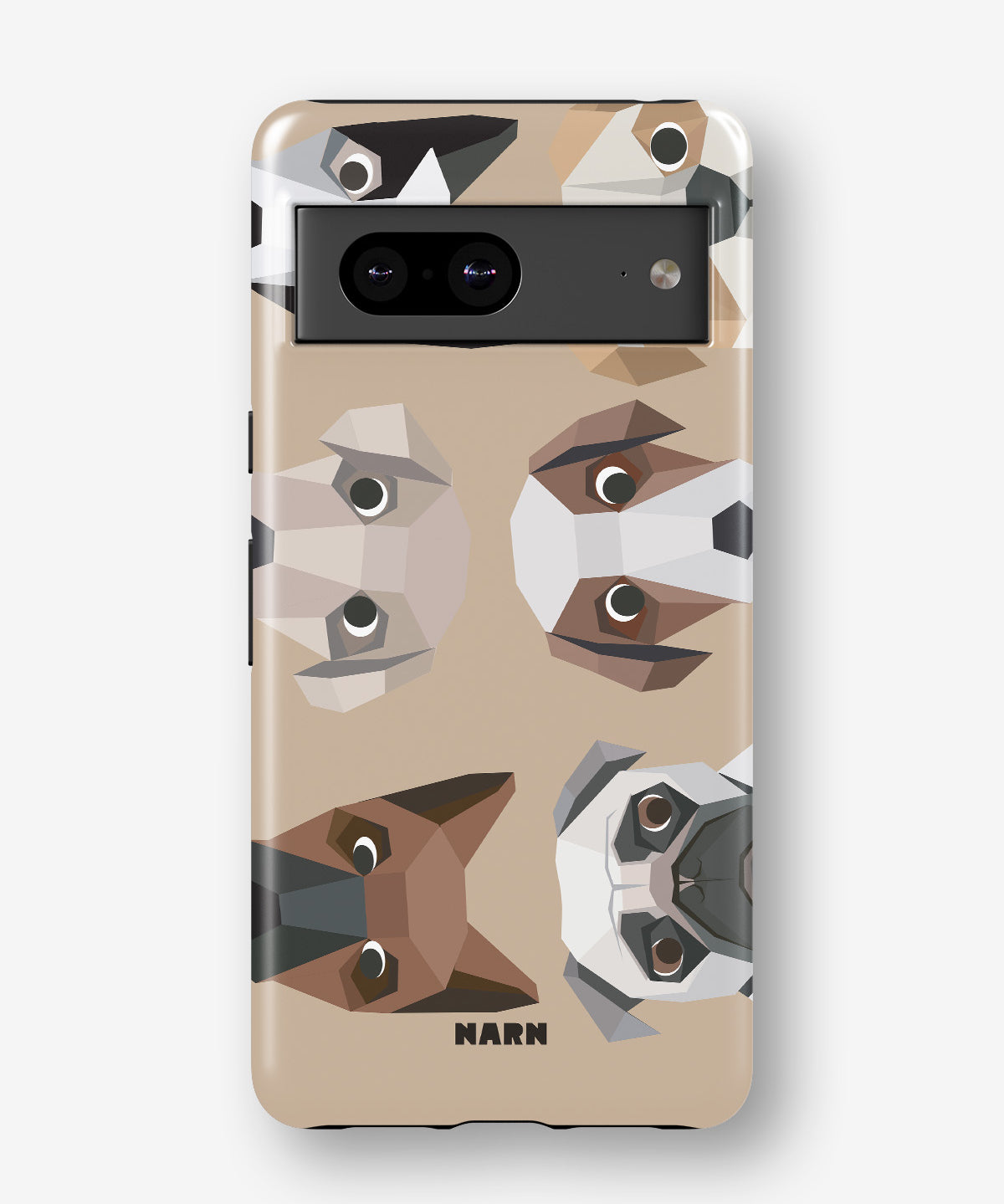 Google Pixel 6a Tough Case – Cute Dogs - View 1