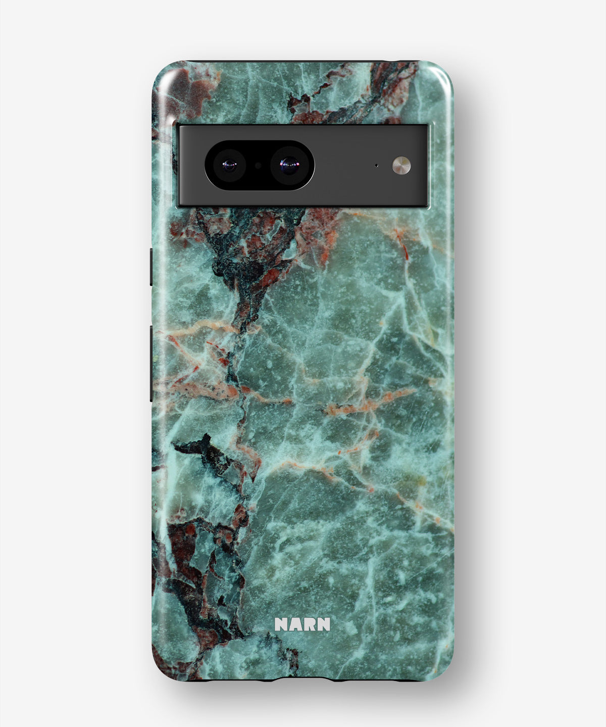 Google Pixel 6a Tough Case – Green Marble - View 1