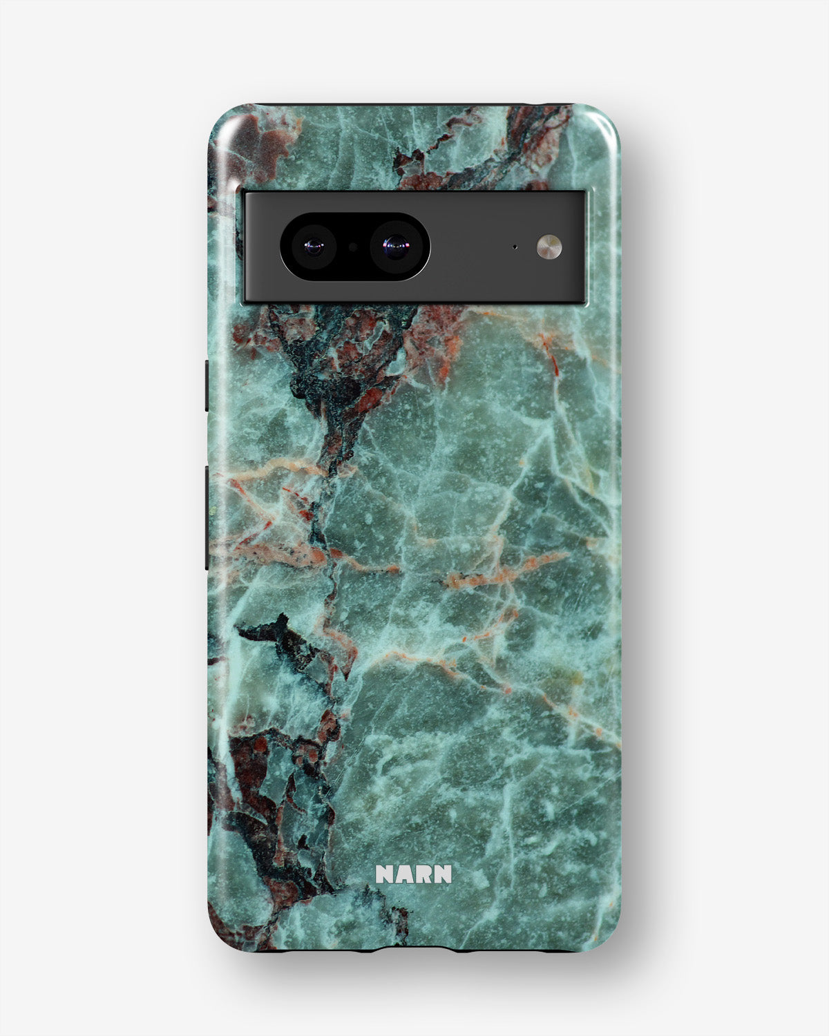 Google Pixel 6a Tough Case – Green Marble - View 1