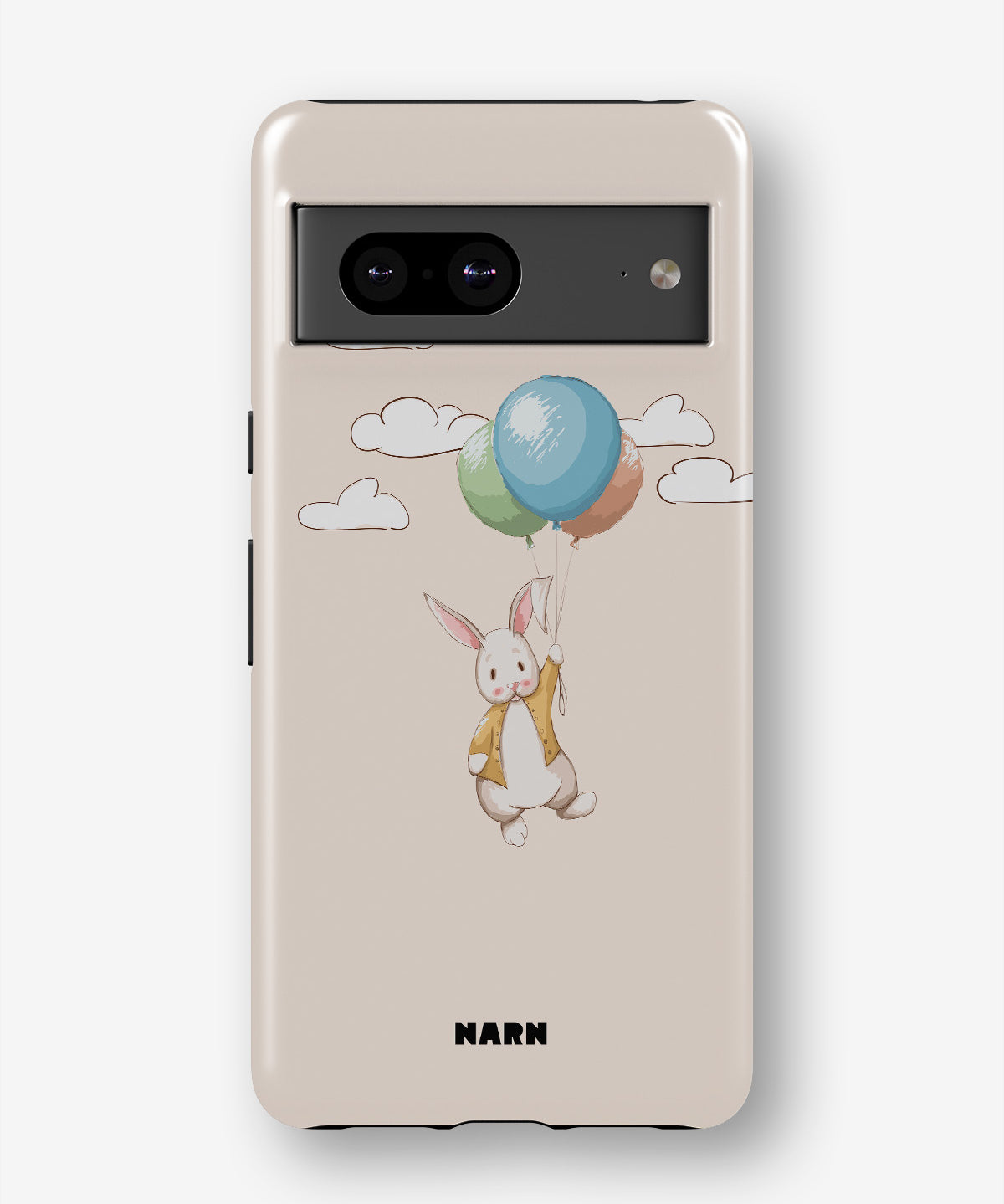 Google Pixel 6a Tough Case – Flying Rabbit - View 1