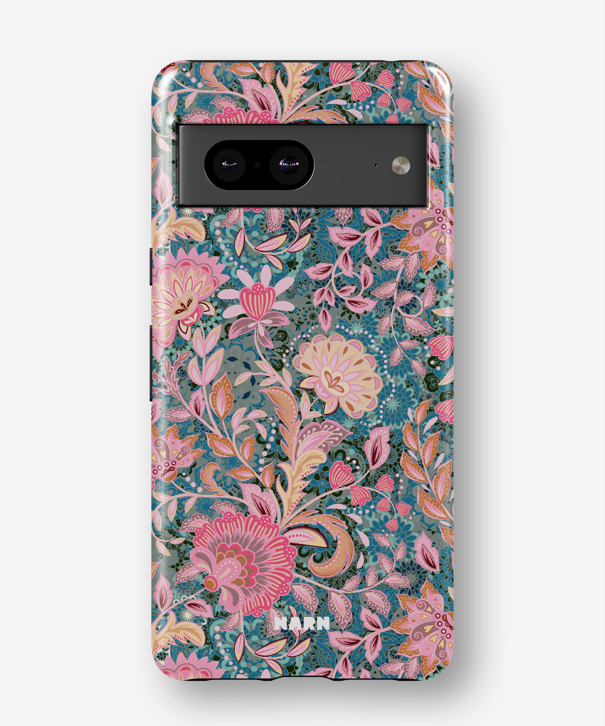 Google Pixel 6a Tough Case – Fantasy Flowers - View 1