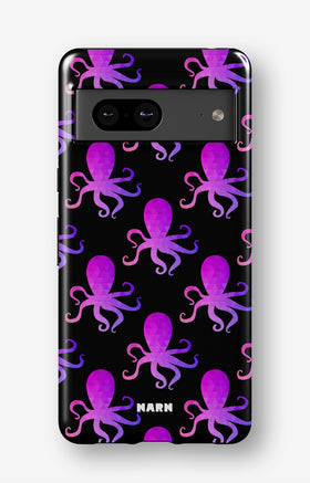Google Pixel 6a Tough Case – Octopus Pattern - View 1