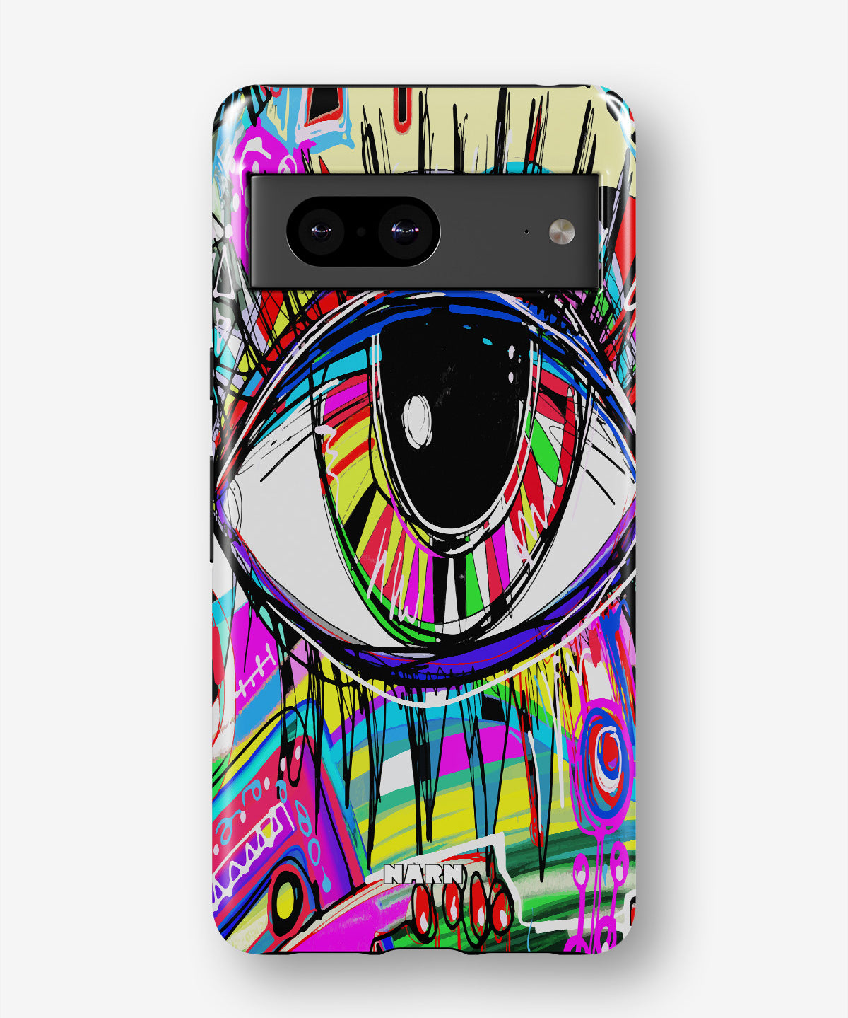 Google Pixel 6a Tough Case – Abstract Eye - View 1