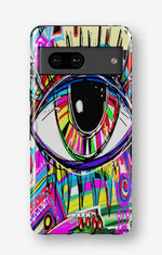 Google Pixel 6a Tough Case – Abstract Eye - View 1