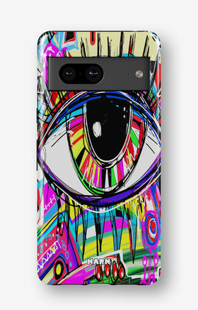 Google Pixel 6a Tough Case – Abstract Eye - View 1
