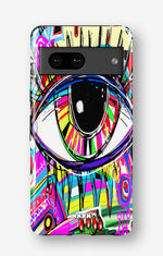 Google Pixel 6a Tough Case – Abstract Eye - View 1