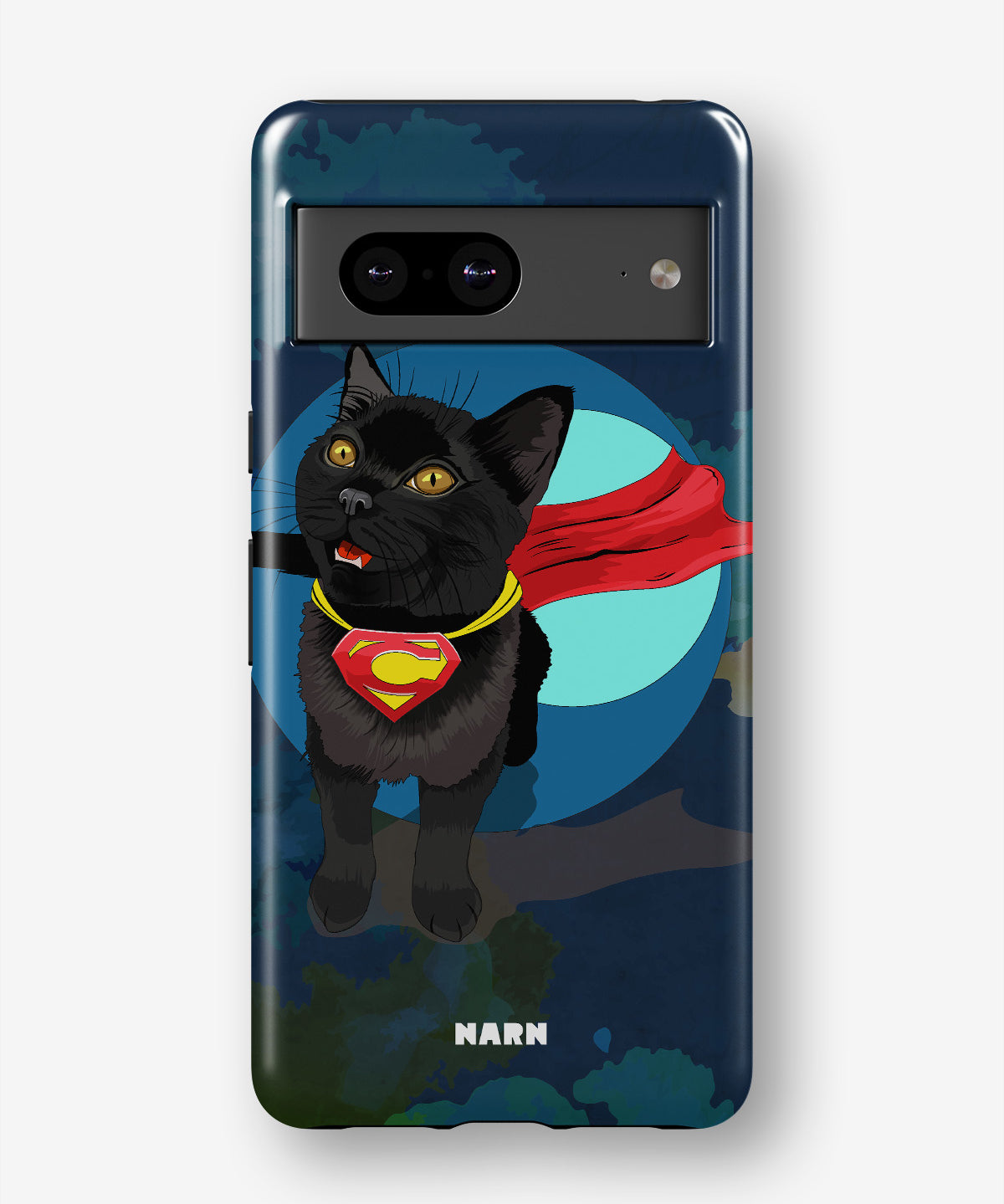 Google Pixel 6a Tough Case – Super Cat - View 1
