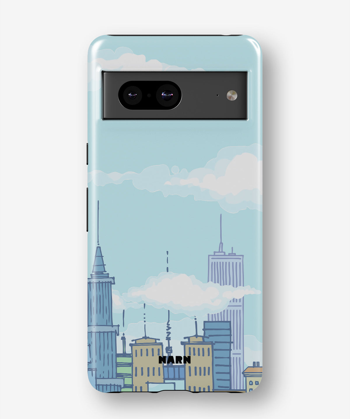Google Pixel 6a Tough Case – Skyline - View 1