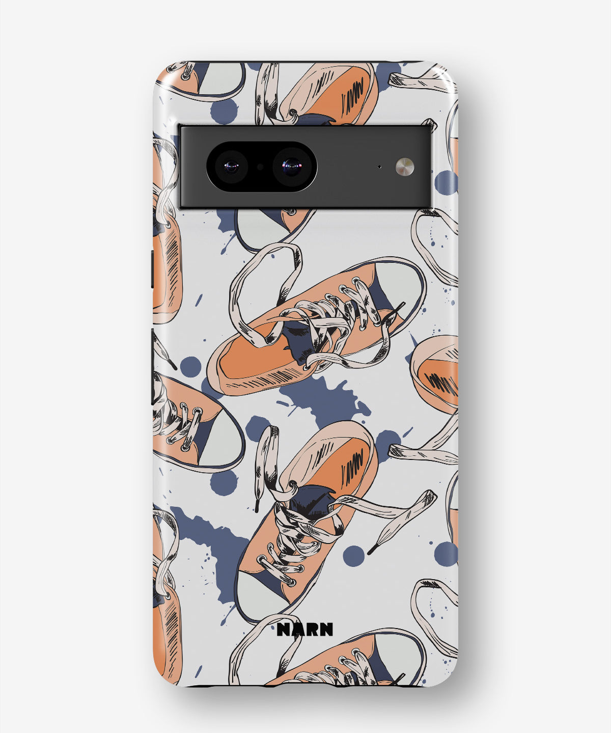 Google Pixel 6a Tough Case – Apricot Sneakers - View 1