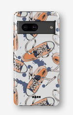 Google Pixel 6a Tough Case – Apricot Sneakers - View 1