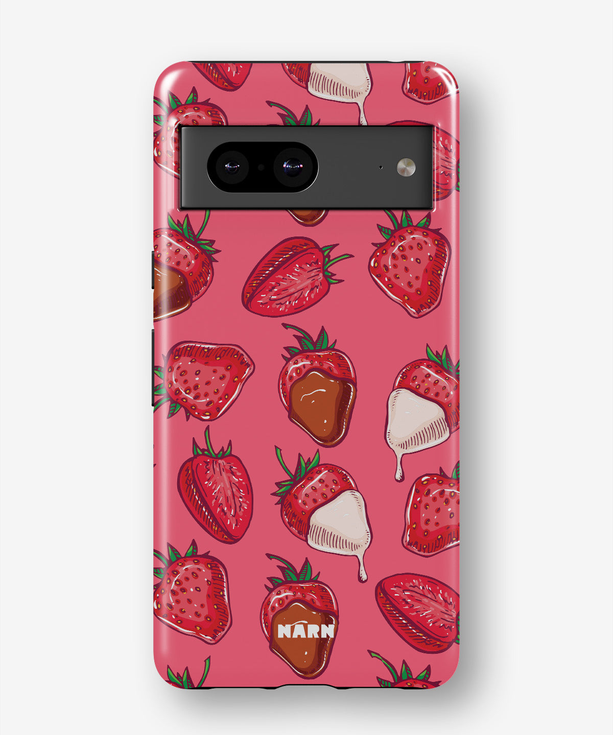 Google Pixel 6a Tough Case – Strawberry Chocolate - View 1