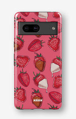 Google Pixel 6a Tough Case – Strawberry Chocolate - View 1