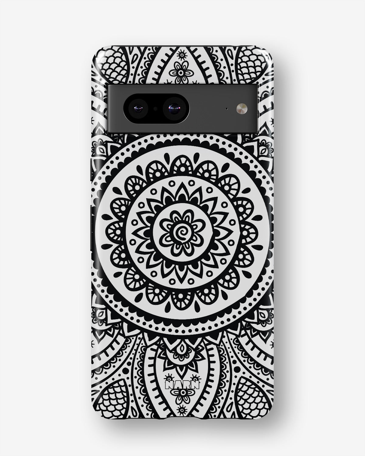 Google Pixel 6a Tough Case – Henna Mandala - View 1