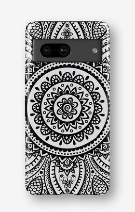 Google Pixel 6a Tough Case – Henna Mandala - View 1