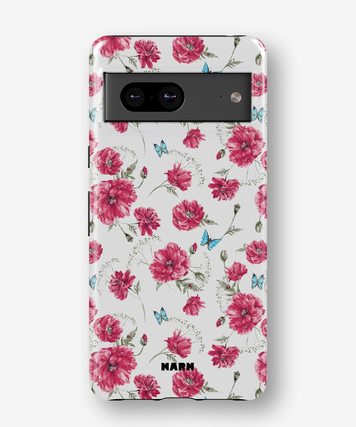 Google Pixel 6a Tough Case – Poppies in Bloom - View 1