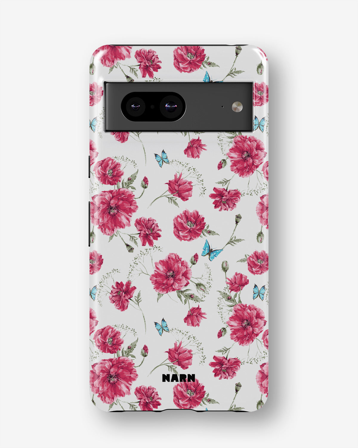 Google Pixel 6a Tough Case – Poppies in Bloom - View 1