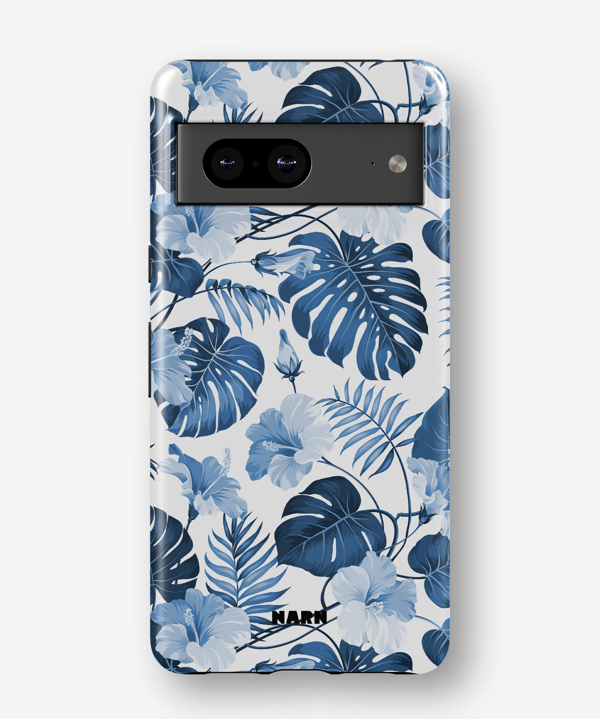 Google Pixel 6a Tough Case – Blue Tropics - View 1
