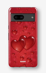Google Pixel 6a Tough Case – Red Romance - View 1