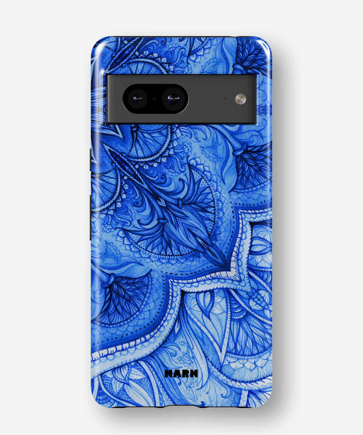 Google Pixel 6a Tough Case – Blue Vintage - View 1