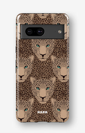 Google Pixel 6a Tough Case – Leopard Gaze - View 1