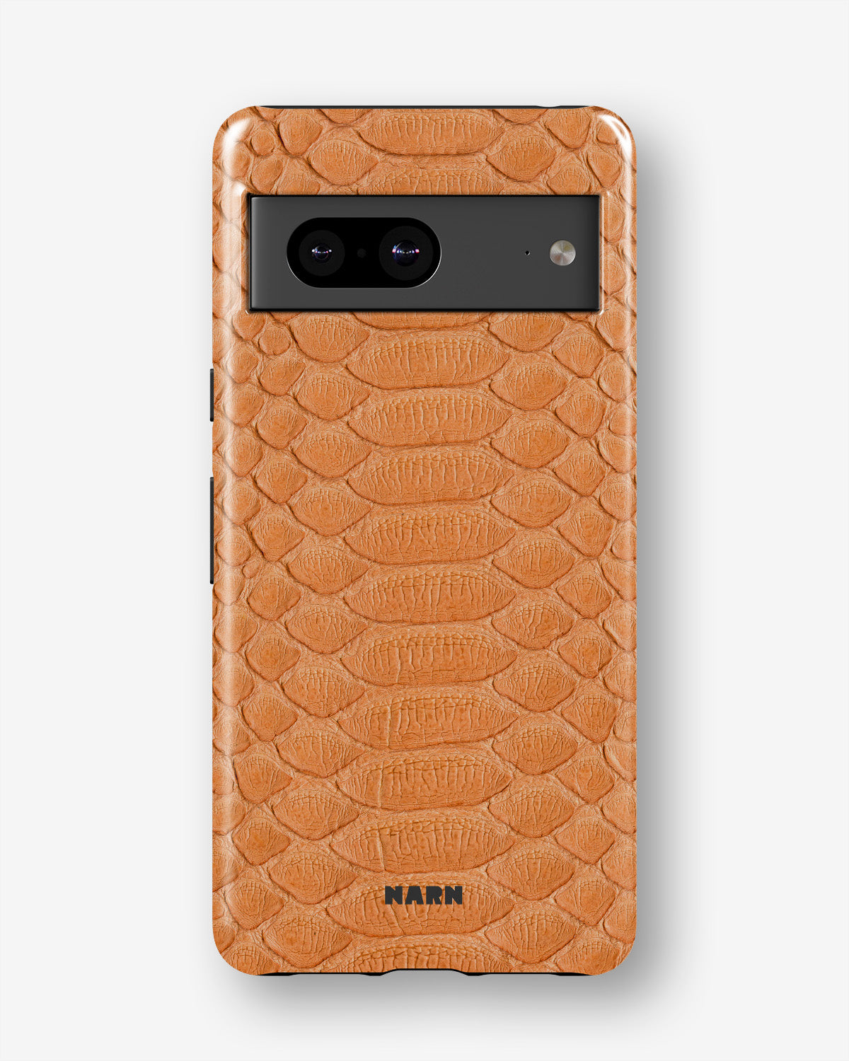 Google Pixel 6a Tough Case – Orange Snake - View 1