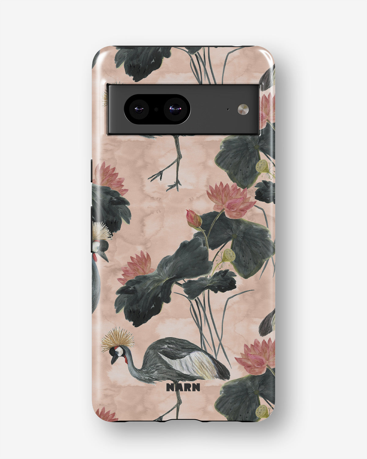 Google Pixel 6a Tough Case – Crowned Bird - View 1