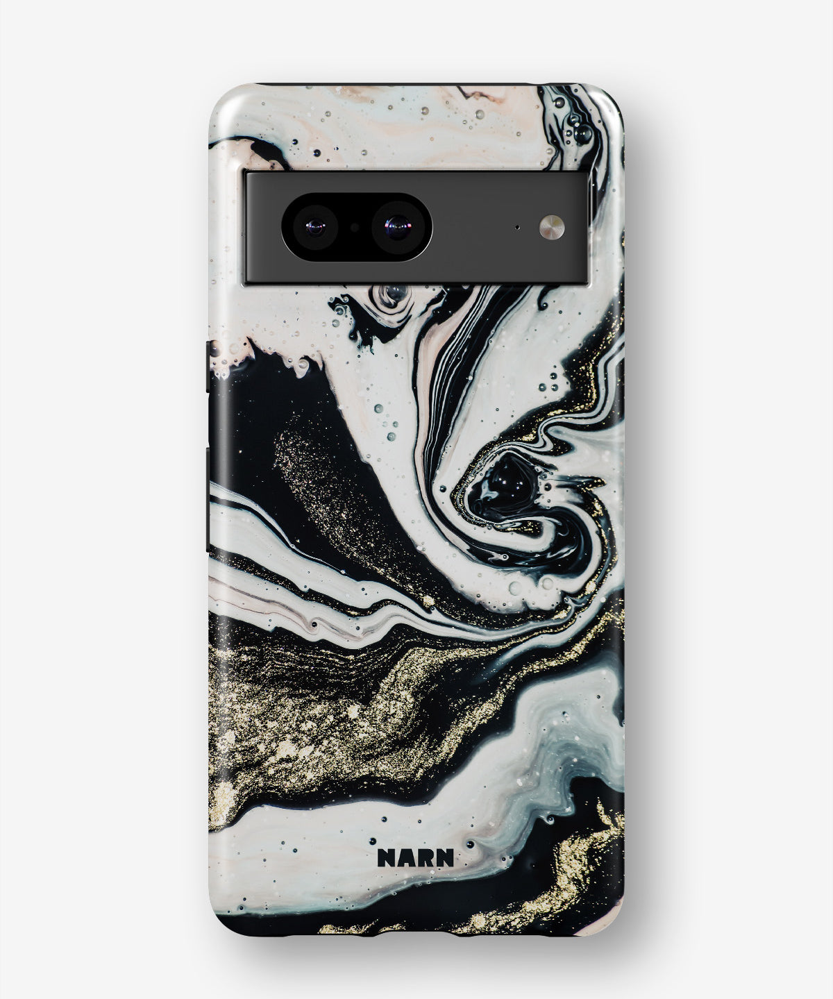 Google Pixel 6a Tough Case – Golden Swirl - View 1