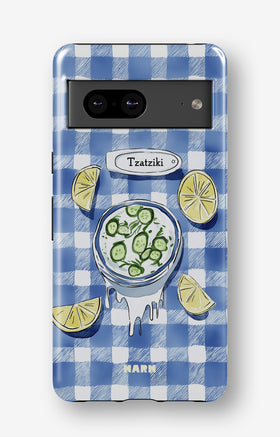 Google Pixel 6a Tough Case – Tzatziki Time - View 1