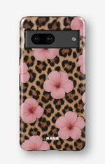 Google Pixel 6a Tough Case – Leopard Flower - View 1