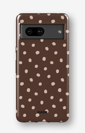 Google Pixel 6a Tough Case – Choco Dots - View 1