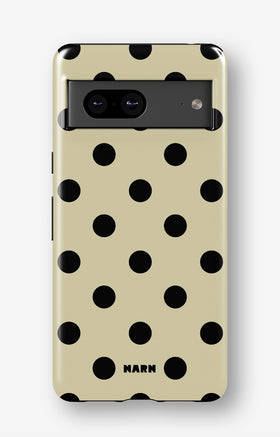 Google Pixel 6a Tough Case – Honey Dots - View 1