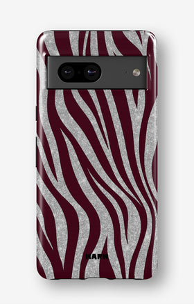 Google Pixel 6a Tough Case – Velvet Zebra - View 1