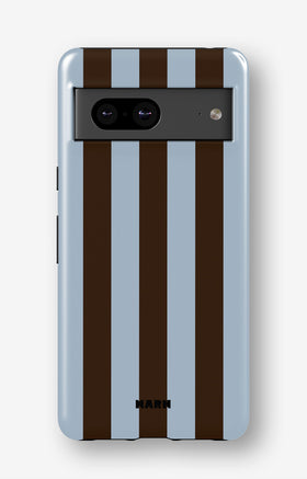 Google Pixel 6a Tough Case – Bistro Stripes - View 1
