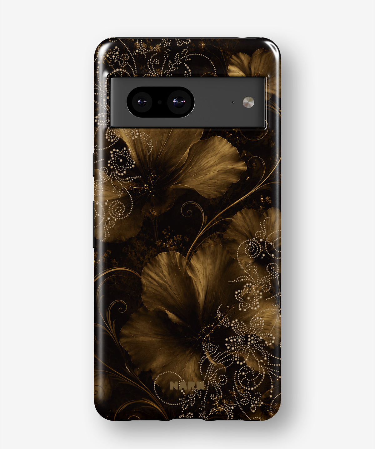 Google Pixel 6a Tough Case – Bloom Noir - View 1