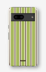 Google Pixel 6a Tough Case – Matcha Lines - View 1