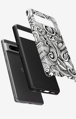 Google Pixel 6a Tough Case – Japanese Pattern - View 2