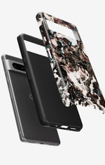 Google Pixel 6a Tough Case – Marble Brown - View 2