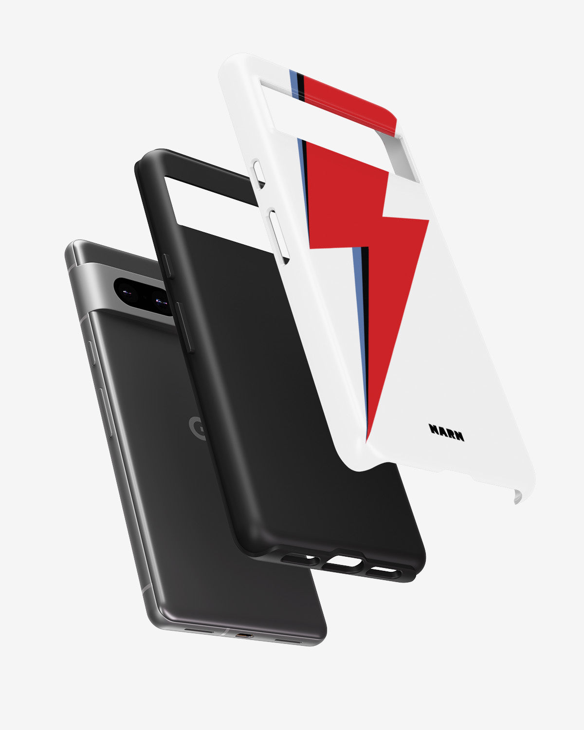 Google Pixel 6a Tough Case – White Bowie  - View 2