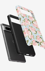 Google Pixel 6a Tough Case – Rose Garden - View 2