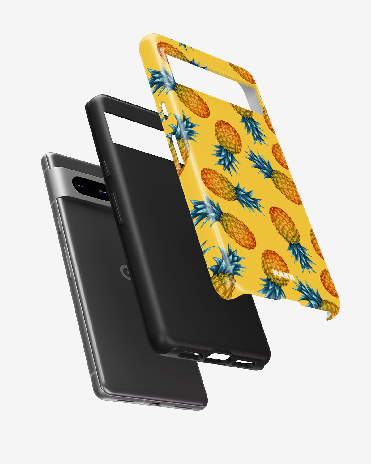 Google Pixel 6a Tough Case – Sunny Pineapple - View 2