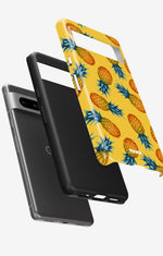 Google Pixel 6a Tough Case – Sunny Pineapple - View 2