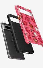 Google Pixel 6a Tough Case – Strawberry Chocolate - View 2