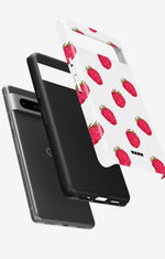Google Pixel 6a Tough Case – Raspberry Bliss - View 2