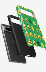Google Pixel 6a Tough Case – Avocado Mood - View 2