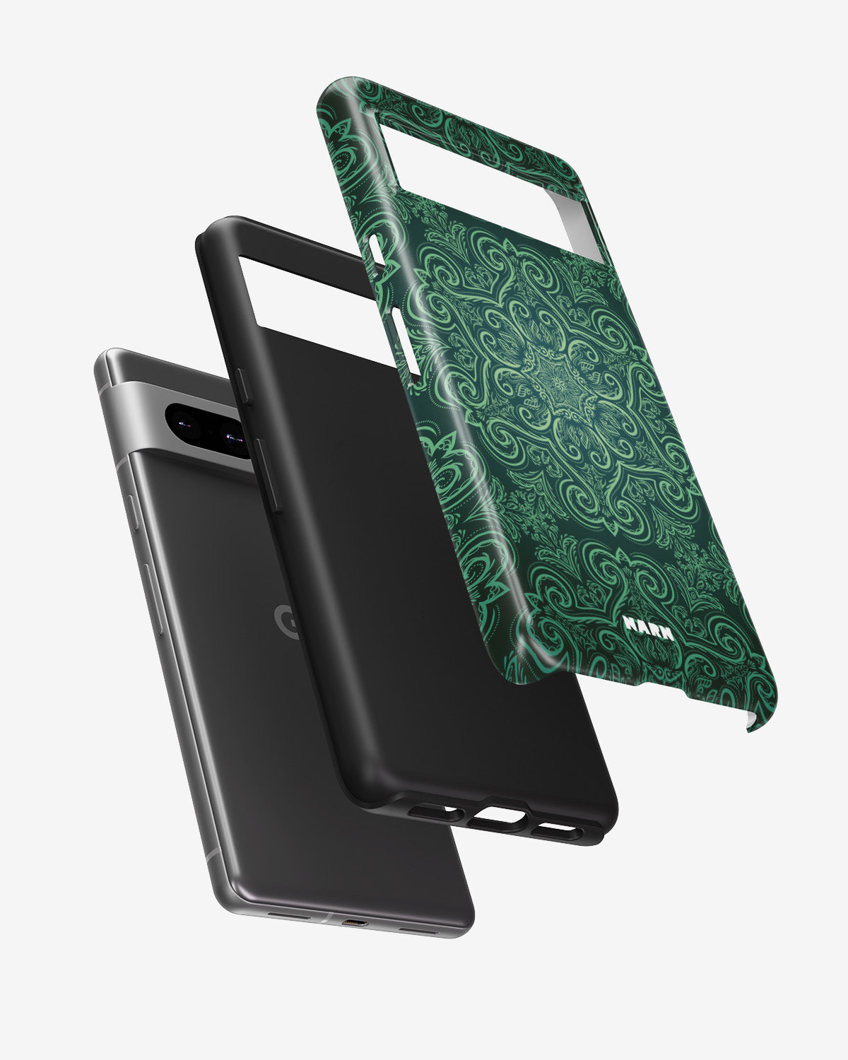 Google Pixel 6a Tough Case – Retro Forest - View 2