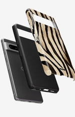 Google Pixel 6a Tough Case – Wild Zebra - View 2