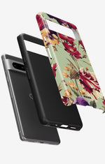 Google Pixel 6a Tough Case – Pansy Pansy - View 2