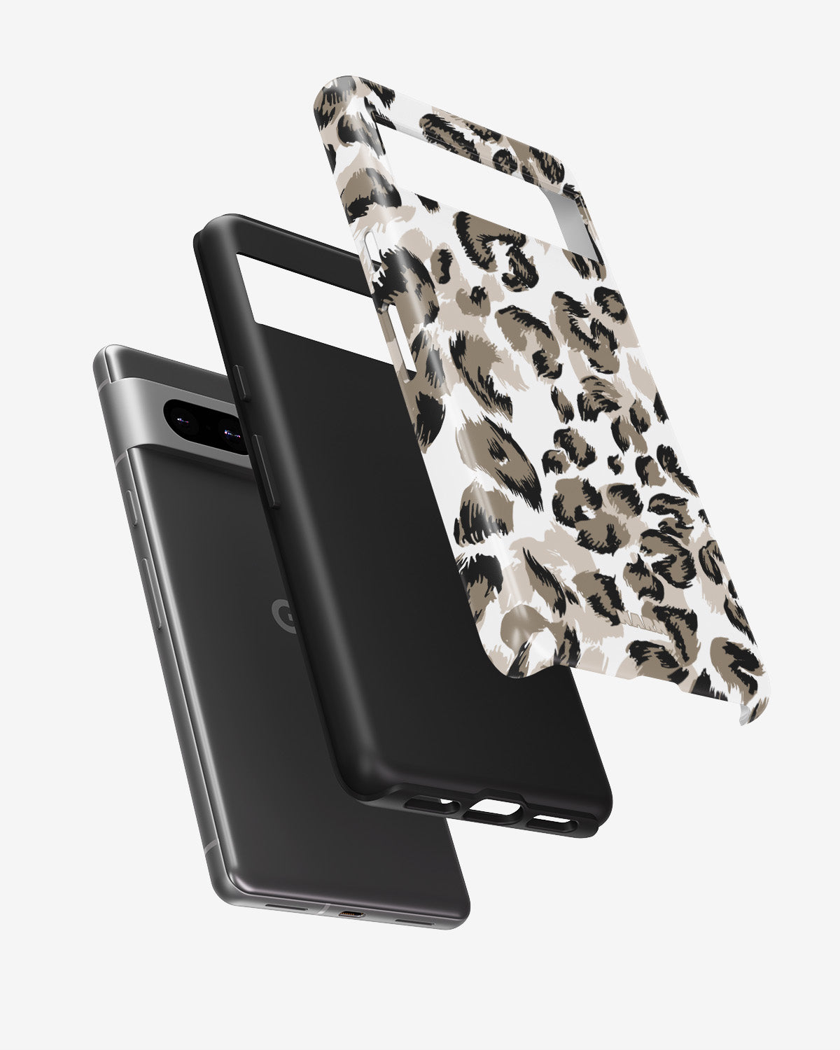 Google Pixel 6a Tough Case – Snow Leopard - View 2